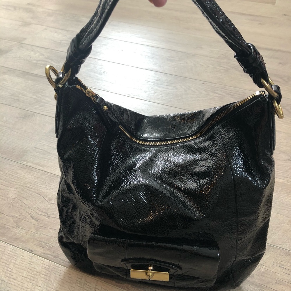 Coach patent leather purse